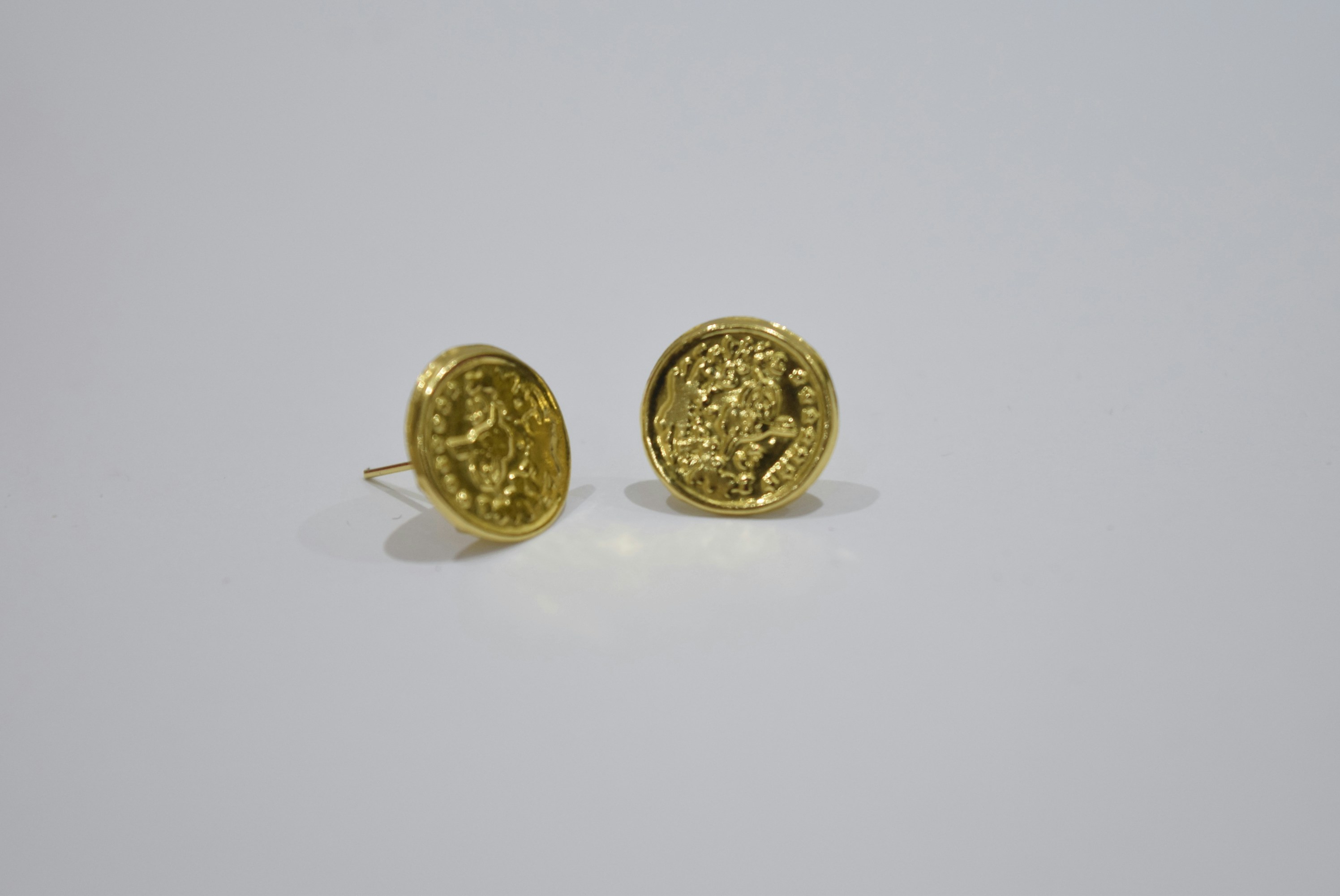 Gold Stud Earrings